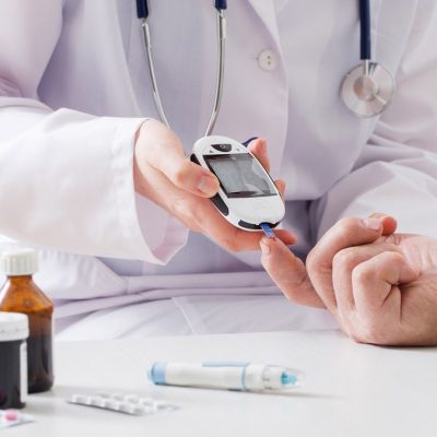 measuring blood sugar